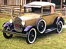 1929 Ford Model A Sport Coupe Tan & Black